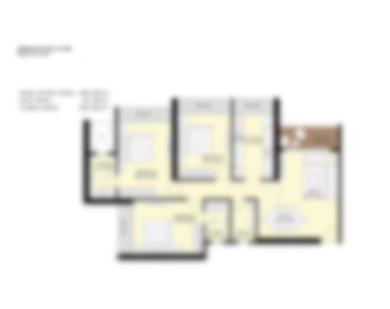 Emerald Falls | 3 BHK Flat No. 1 & 4