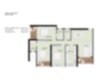 Royal Falls | 3 BHK Flat No. 5 & 8